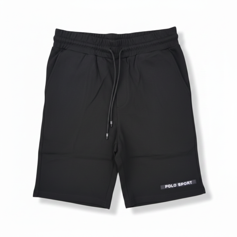 Polo Shorts Sport Tech Fleece Black