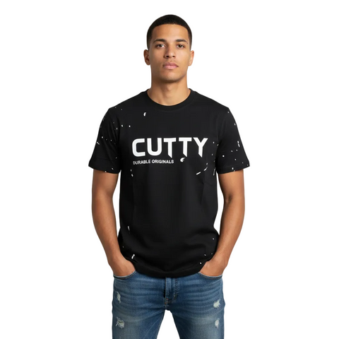 The Cutty Crew CChevelle Splash Jet Black T-Shirt