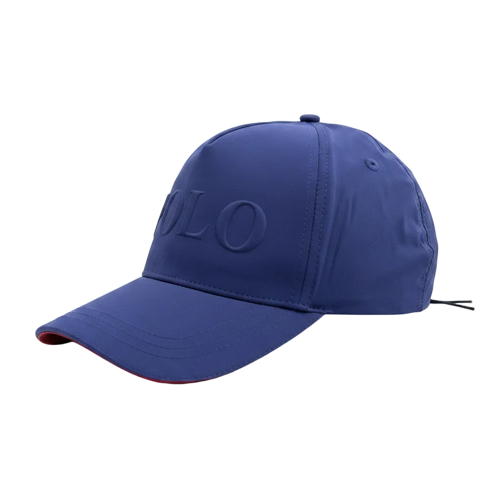 Polo Cap 5 Panel Embossed Navy
