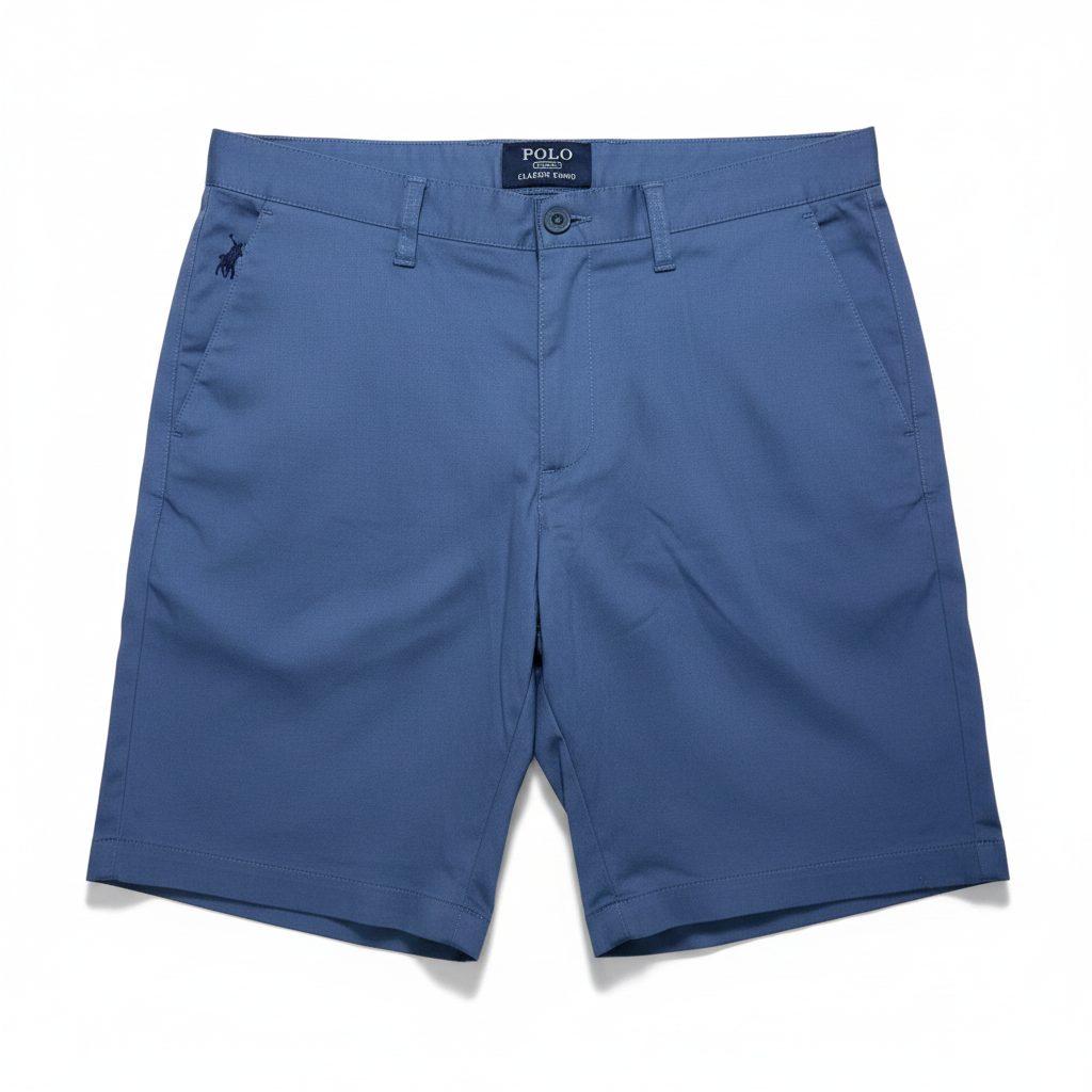 Polo Shorts Chino Blue