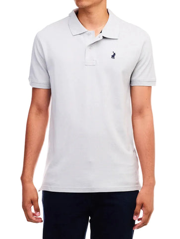 Polo Golfer Stretch Pique Grey