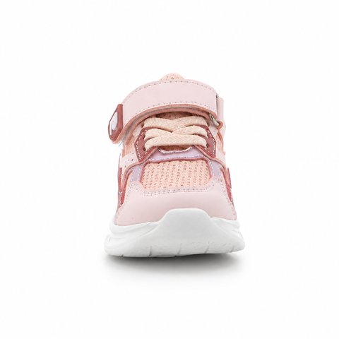 Pierre Cardin Kids Pheonix Sneaker Pink Multi on a white background