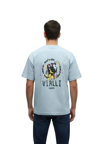 Vialli Layfu Baby Blue T-Shirt