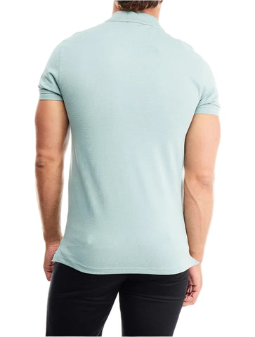 Polo Golfer Pique Essentials Aqua
