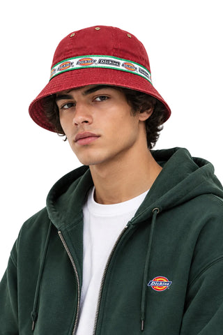 Dickies Bucket Hat 6 Panel Red