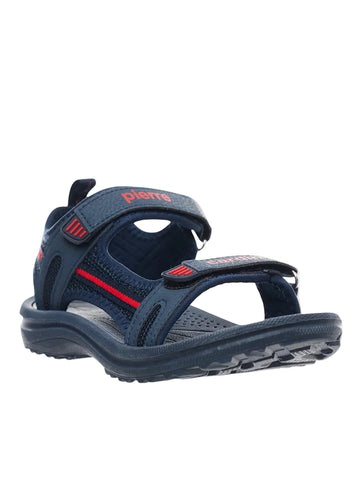 Pierre Cardin Kids Chase Sandal Navy And Red