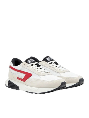Diesel S-Tyche Ll Sneakers | White/Red Running-Inspired Style