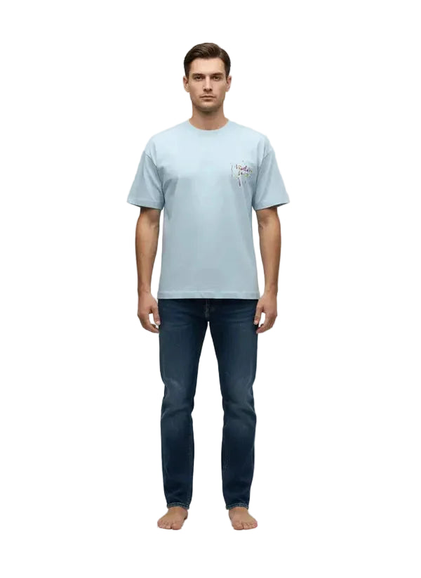 Vialli Layfu Baby Blue T-Shirt