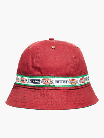 Dickies 6 Panel Sporty Bucket Hat – Crimson Maroon