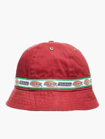 Dickies 6 Panel Sporty Bucket Hat – Crimson Maroon