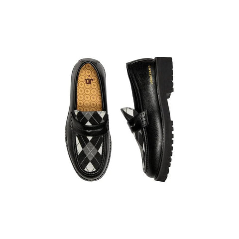 Jonathan D Penny Argile Mens Black Loafers