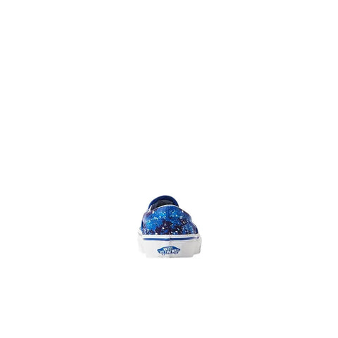 Vans Kids Classic Slip-On Galactic Glow Blue And White