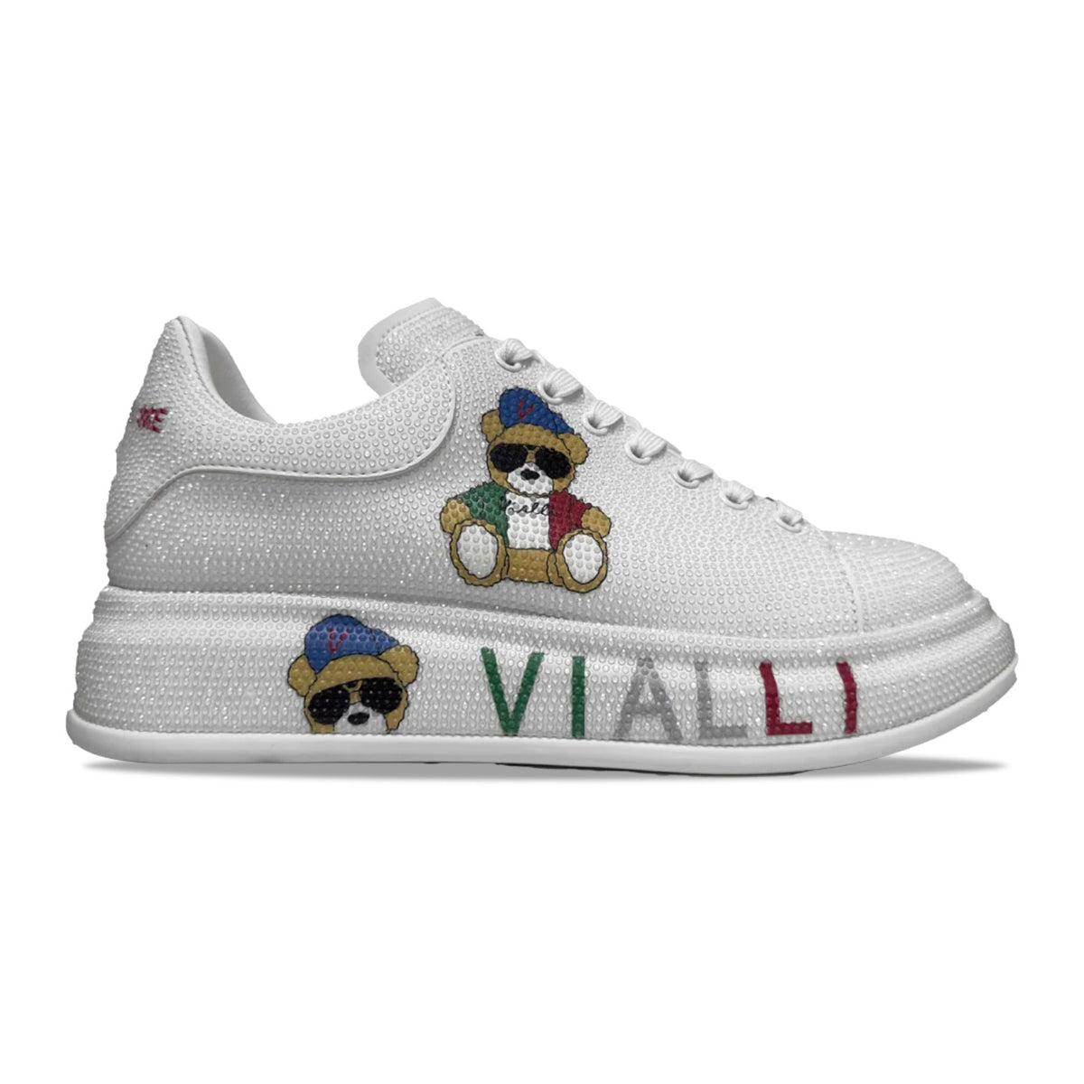 Vialli Mehdi White Sneakers – Premium Footwear | Stylish & Comfortable