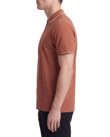 The Polo Golfer Quarter-Zip Tipped Brick