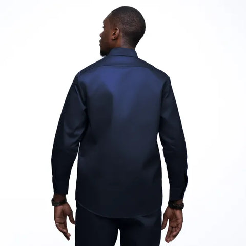 Dickies Men's Long Sleeve Work Shirt – Airforce Blue