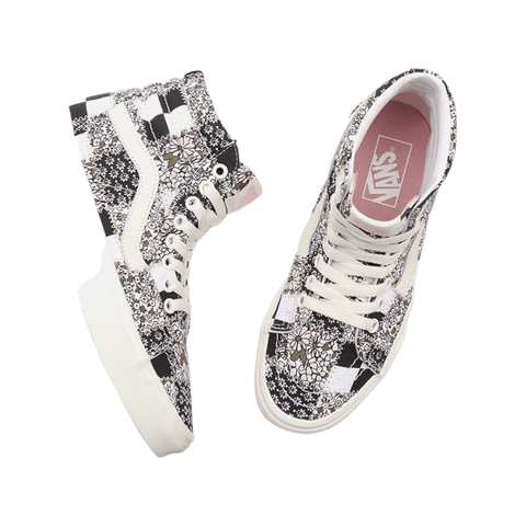 Vans Sk8-Hi Patchwork Floral Black/Pink