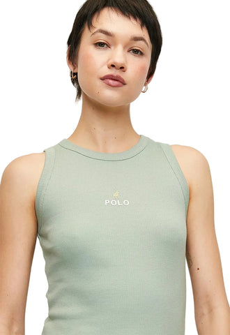 Polo T-Shirt Ladies Sleeveless Thandiwe Tank Sage