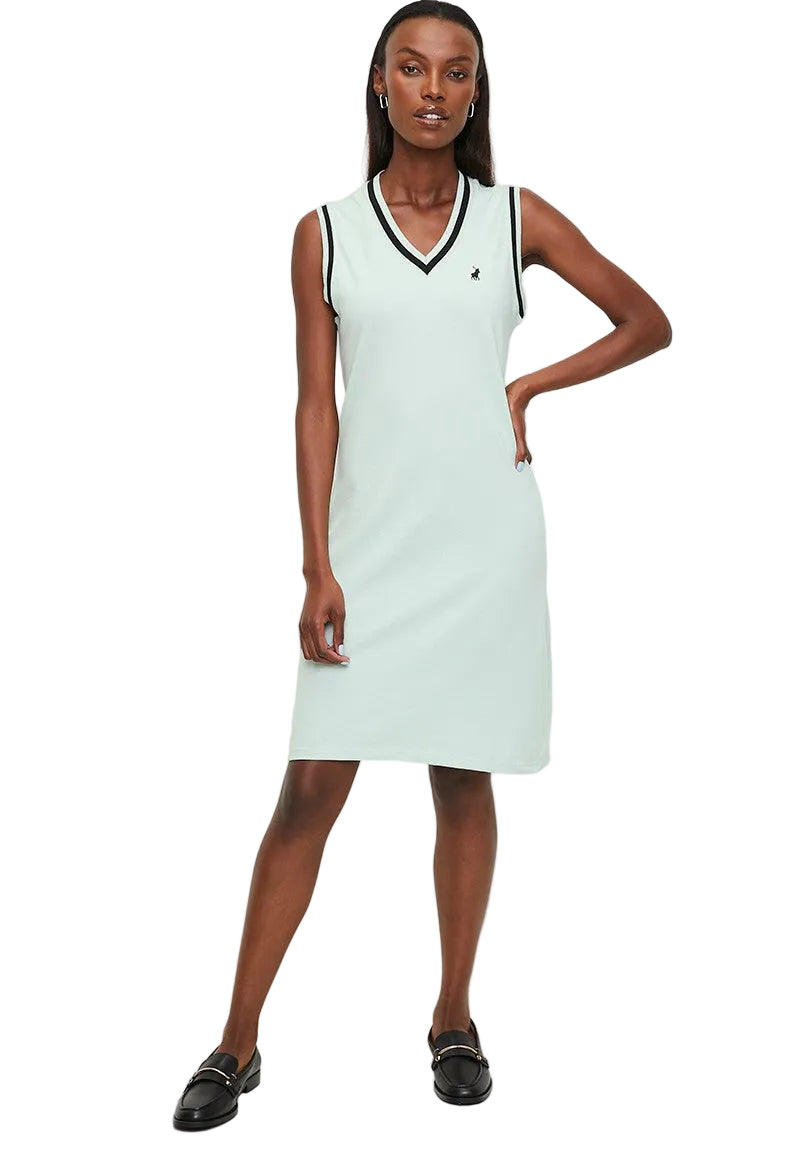 Polo Dress Ladies Tiisetso Sleveless Cool Sage