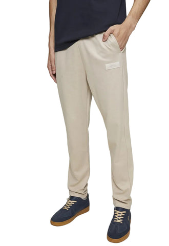 The Polo Minimalist Fleece Set Sweat Top & Jogger Light Brown