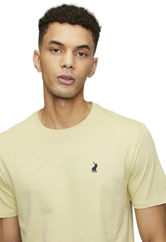The Polo Essential Crew Neck Tee – Muted Yellow