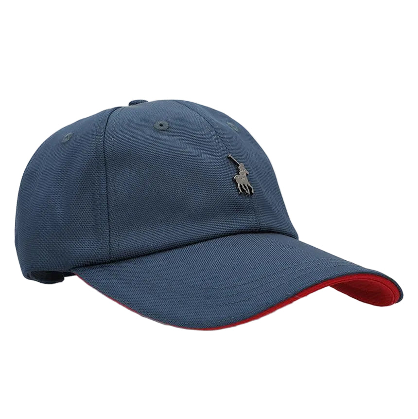 Polo Cap Metal Pony Peak Navy/Red
