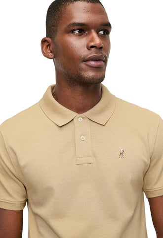 Polo Golfer Stretch Pique Stone