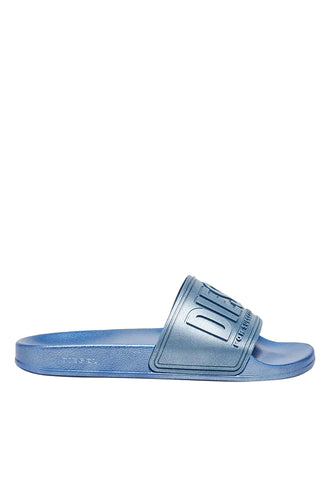 Diesel Sa-Mayemi Cc Women Sandals Metallic Blue