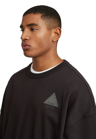 G Star Triangle Oversize Sweater