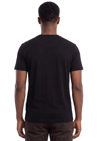 The Polo Linear Block Graphic Crew Neck Tee – Jet Black