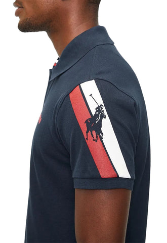 Polo Golfer Active Sleeve Pony Navy