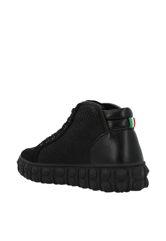 Mazerata Boots Pigalle 15 Suede Print Black