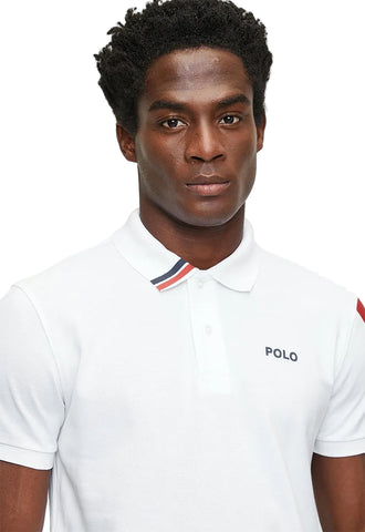 Polo Golfer Active Sleeve Pony White