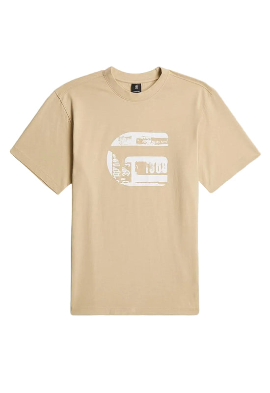 G Star T-Shirt Graphic Icon Cream