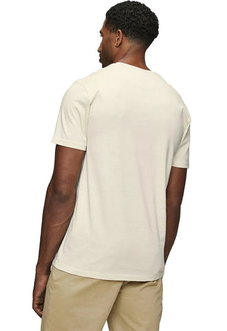 Polo T-Shirt Block Logo Printed Off White