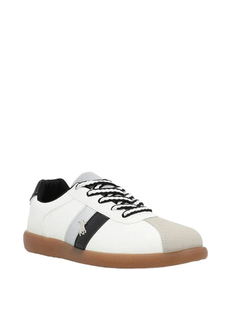 Polo Ladies Sneakers Side Flash Retro White