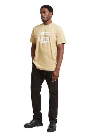 G Star T-Shirt Graphic Icon Cream