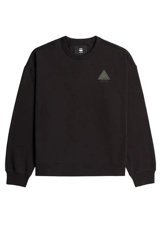 G Star Sweater Triangle Oversize Black