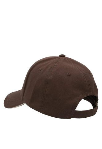 Polo Cap 6 Panel Structured Dark Brown