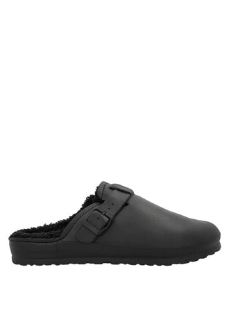 Hush Puppie Ladies Sandal Soft Desi Fur Black