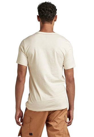 G Star T-Shirt Chest Cream