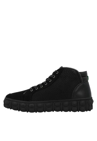Mazerata Boots Pigalle 15 Suede Print Black