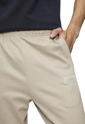 The Polo Minimalist Fleece Set Sweat Top & Jogger Light Brown