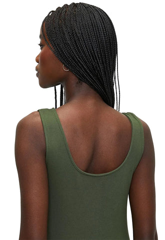 Polo T-Shirt Ladies Sleeveless Emma Soft Tank Olive