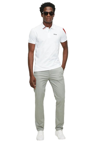 Polo Golfer Active Sleeve Pony White