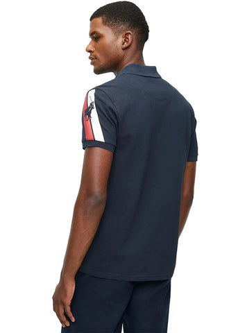 Polo Golfer Active Sleeve Pony Navy