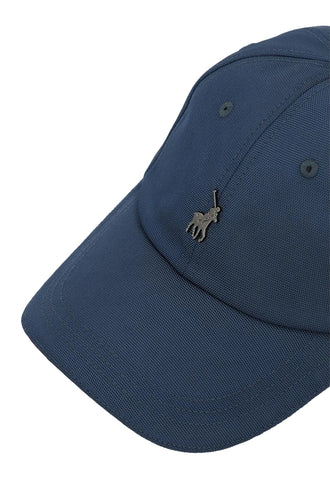 Polo Cap Metal Pony Peak Navy/Red