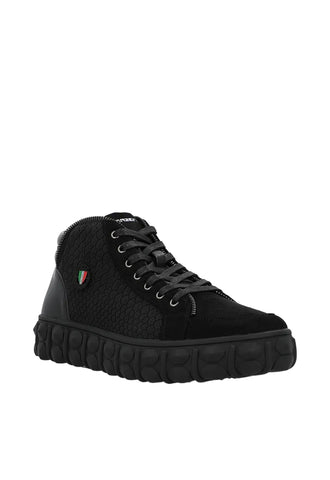 Mazerata Boots Pigalle 15 Suede Print Black