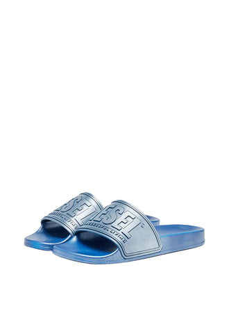 Diesel Sa-Mayemi Cc Women Sandals Metallic Blue