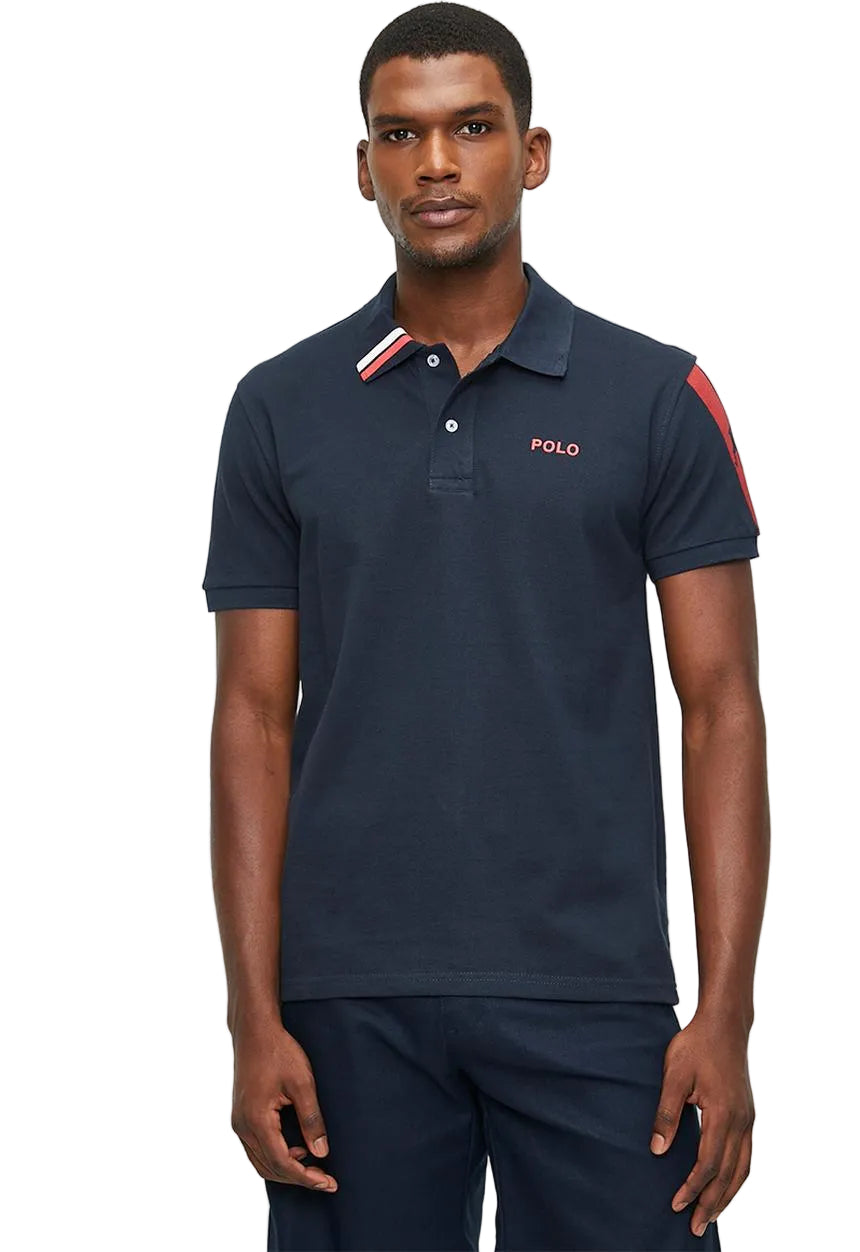 Polo Golfer Active Sleeve Pony Navy