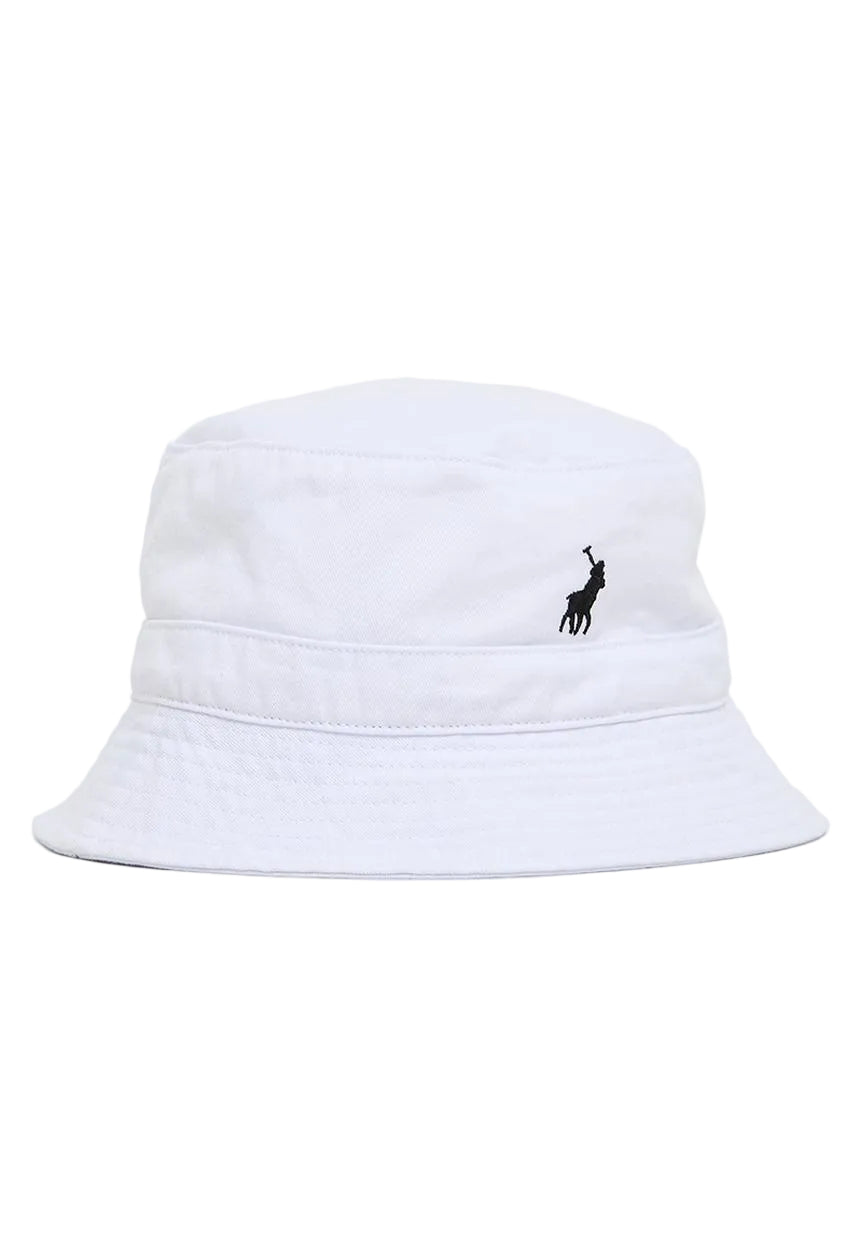 The Polo Sydney Twill Bucket Hat – White